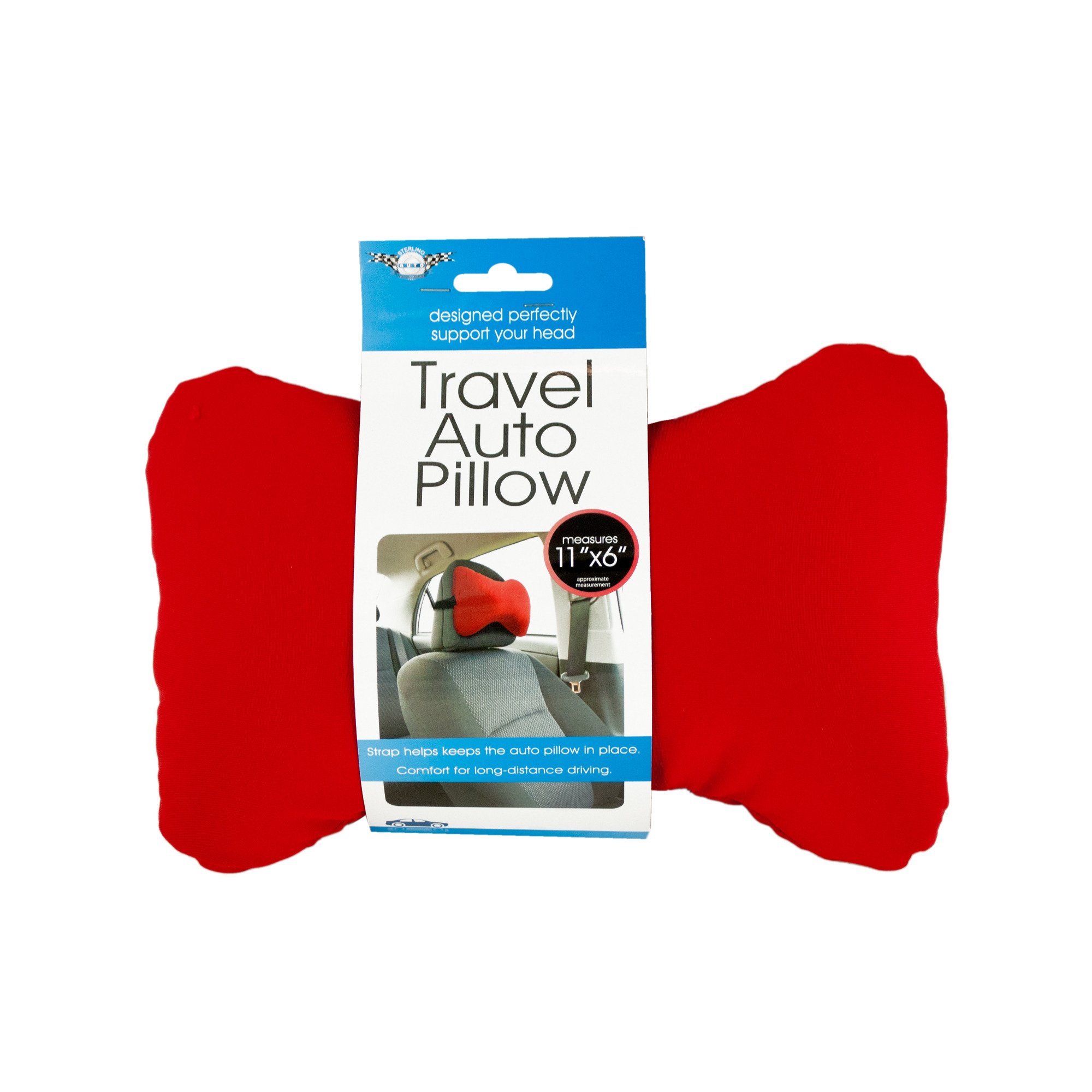 KOLE IMPORTS Of434 Oreiller de Voyage Automatique avec Sangle
