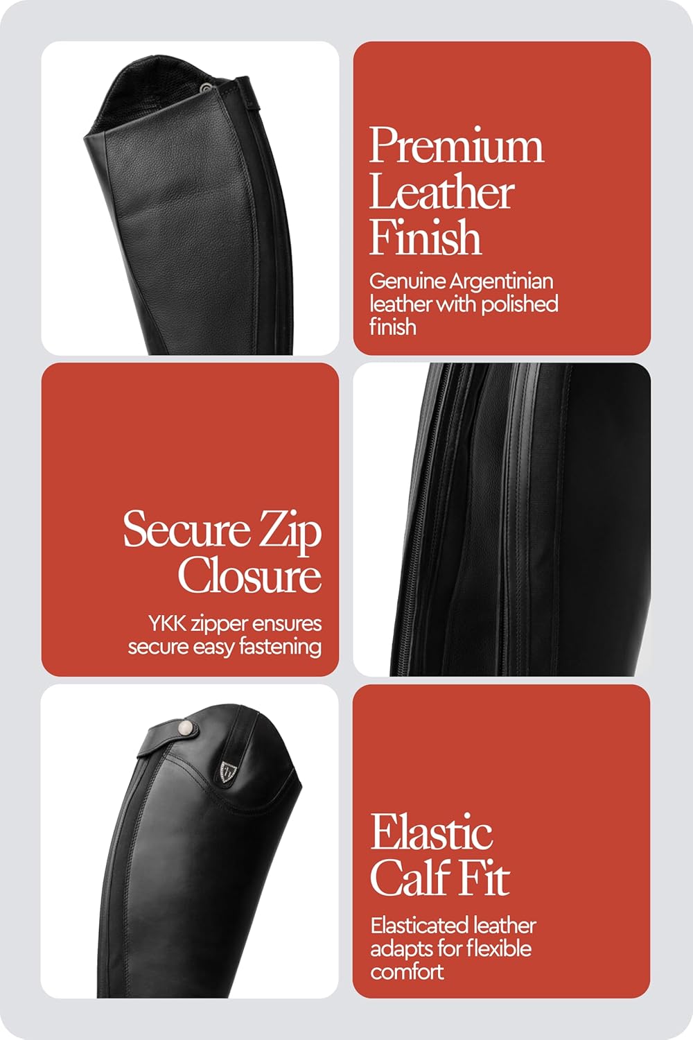 HORZE Duvall Womens Tall Dress Boots - Image 5