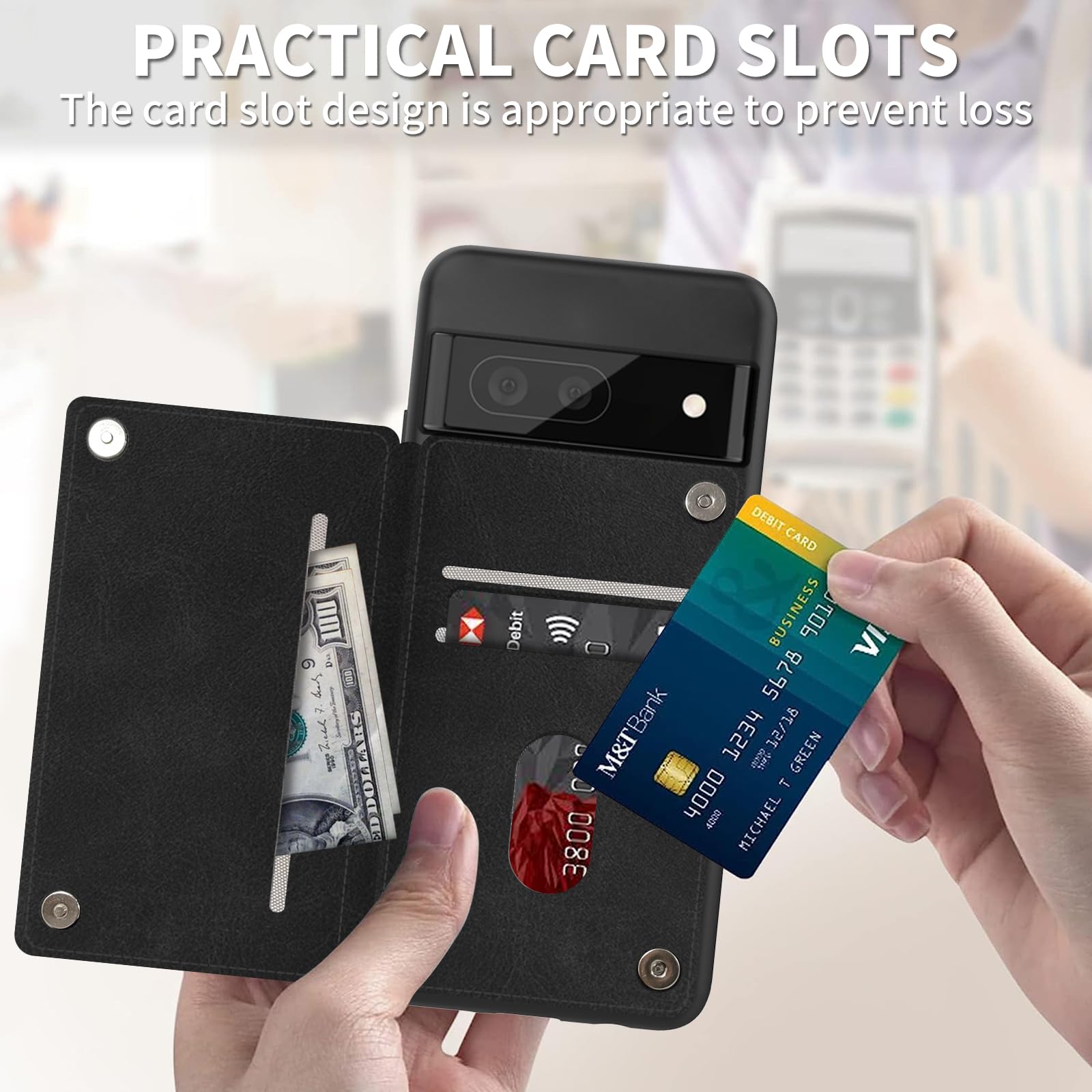 Funda Androgate Diseñada Para Google Pixel 7a Con Pantalla H | Meses