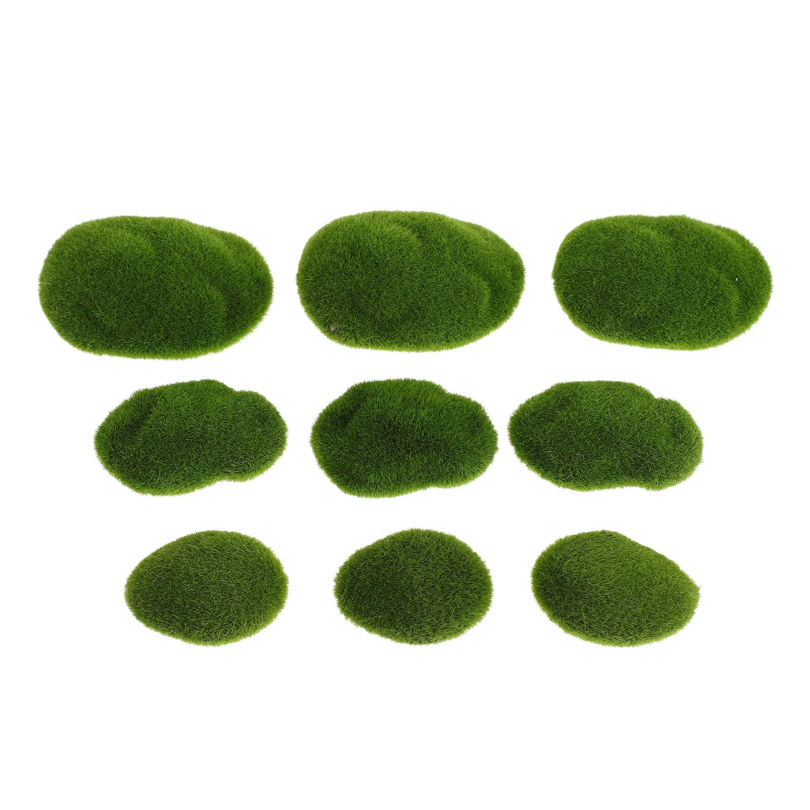 Piedras de musgo artificiales para centros de mesa y decoración del hogar