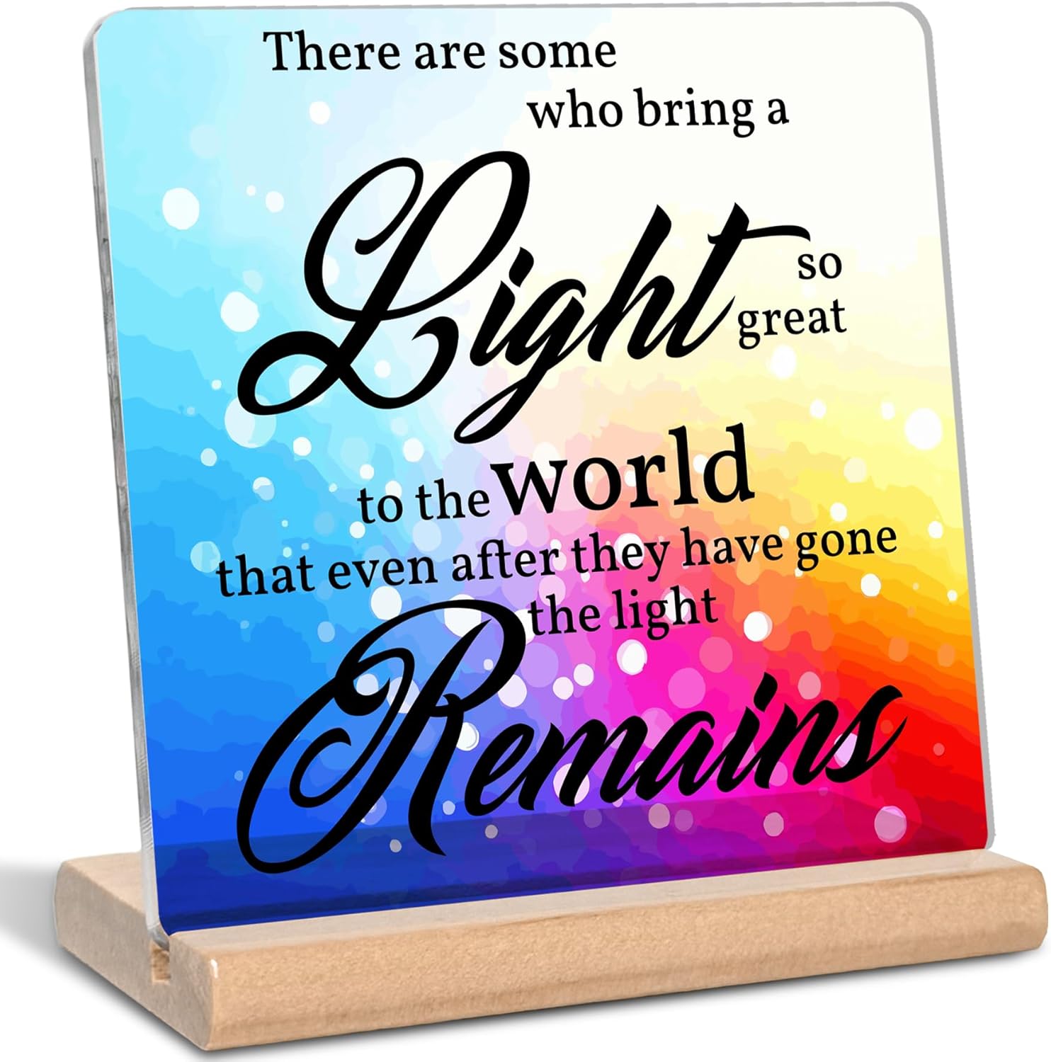 Sympathy Gifts for Loss of Loved One, There Are Some Who Bring a Light Acrylic Decorative Sign, Memorial Gifts, Bereavement Gifts for Loss of Loved One