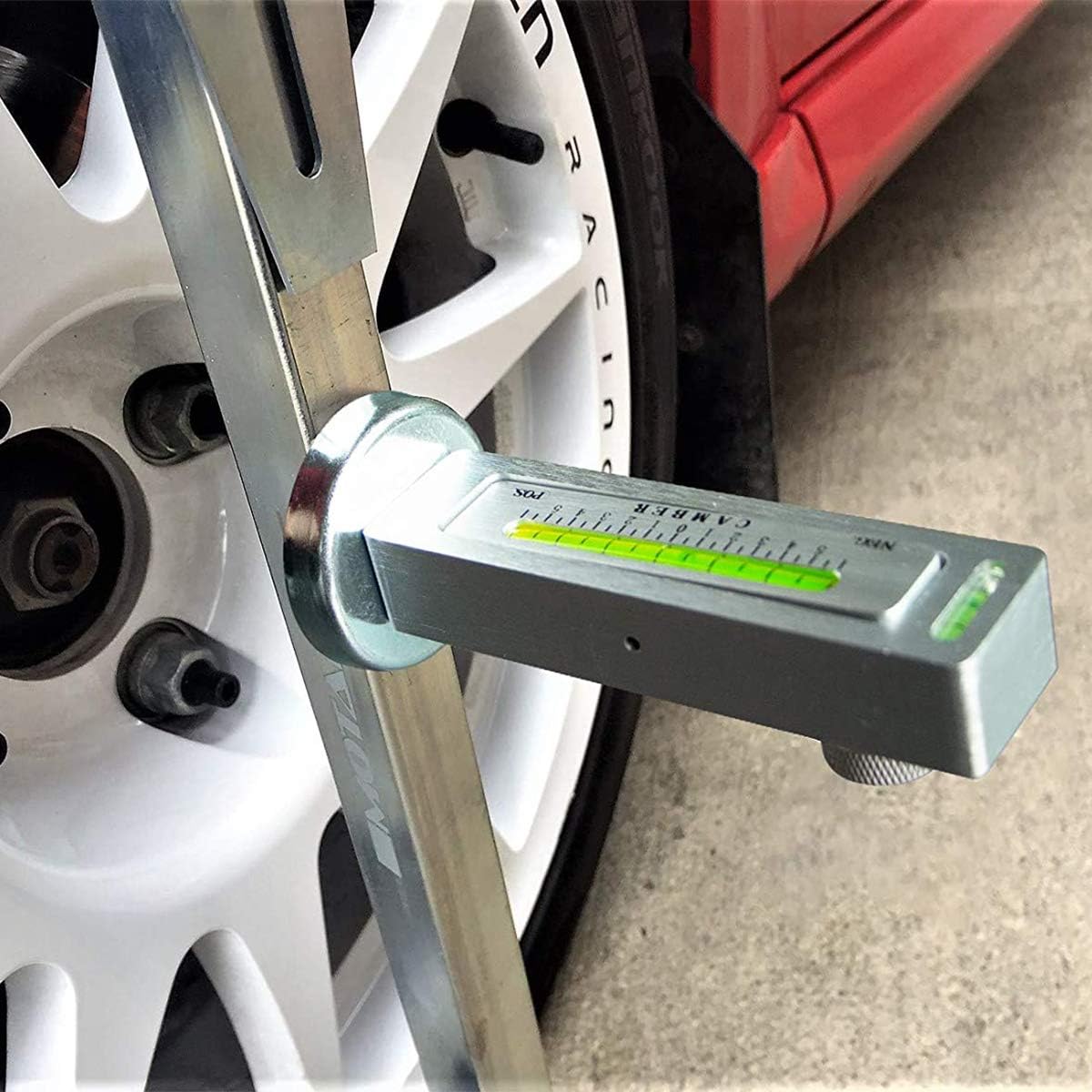 YXGOOD Universal Magnetic Gauge Tool for Car Truck Adjustable Camber Castor Strut Wheel Alignment : Automotive