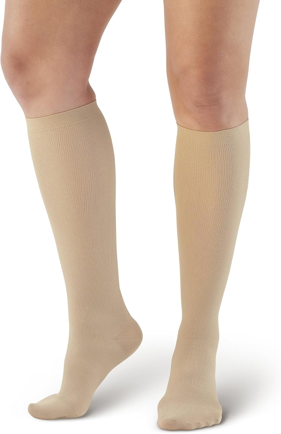 Ames Walker AW 112 Women's Microfiber Knee High Socks 15-20 mmHg