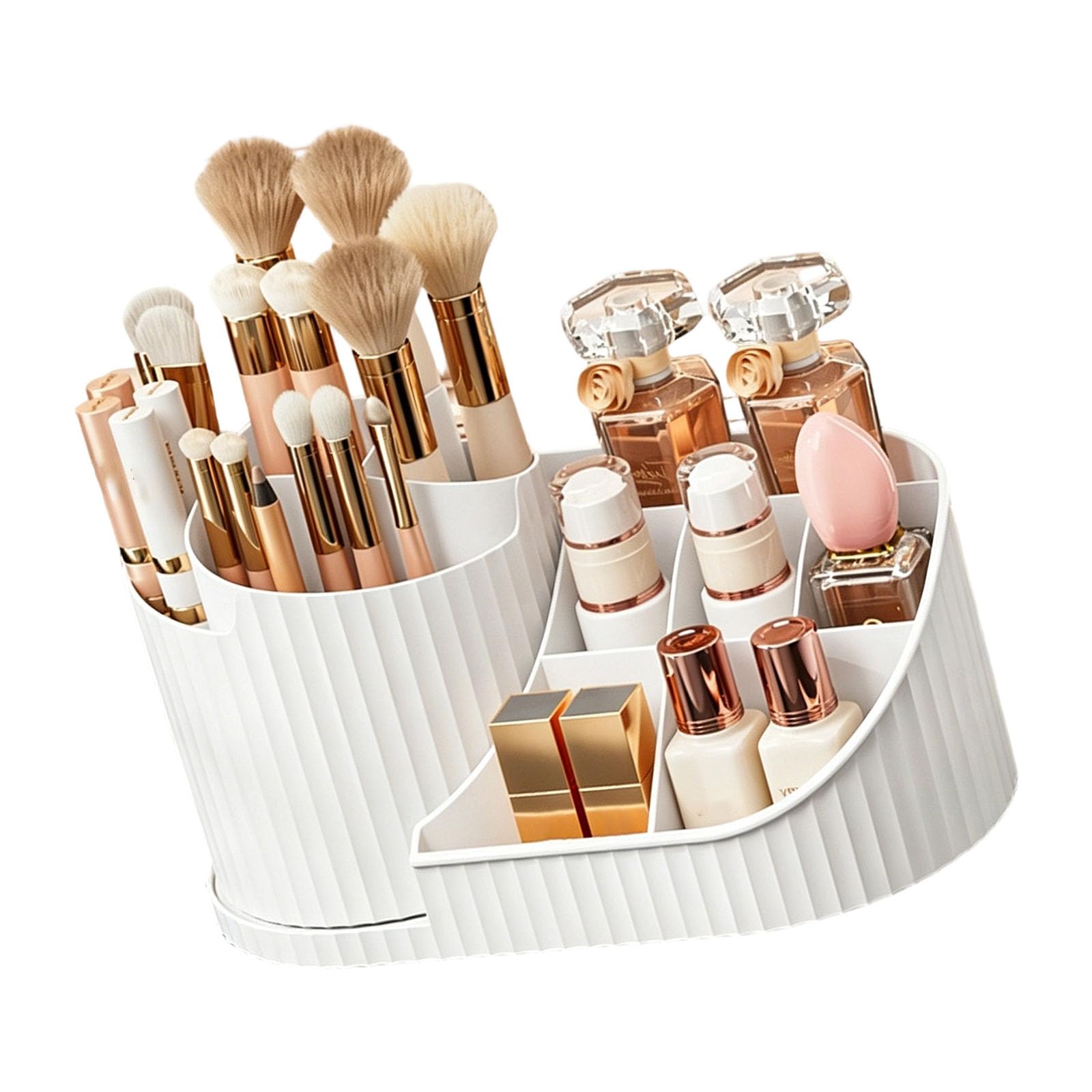 Tsophreniq Cosmetic Storage Unit Proof and Organized Sections for Everyday Use Vanity Planner Tray