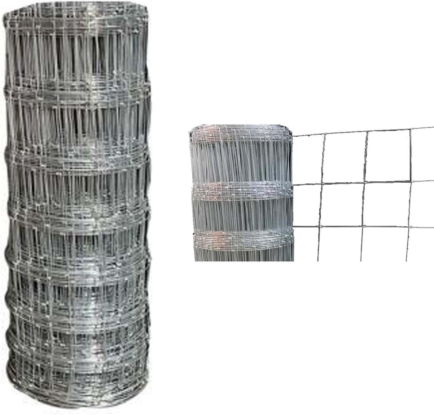 Stock Wire Fence Galvanised Steel Stock Fencing Netting Livestock Fencing Roll , Garden Farm Paddock Boundary Fence Agricultural Fencing For Dogs Pigs Sheep Horse, 800mm X 50m - View #7