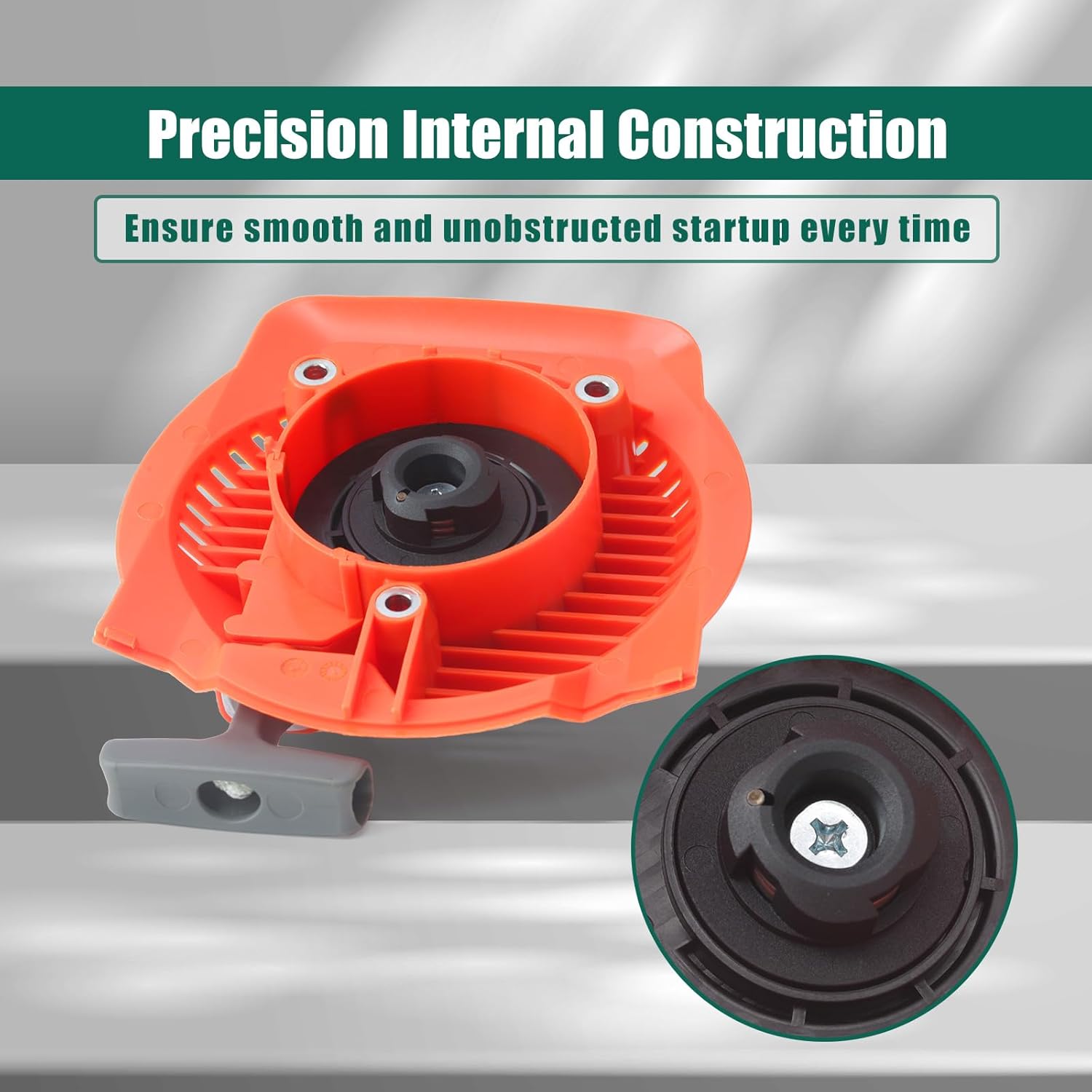 YUXIVCNE 578992501 Recoil Starter Assembly with Pull Cord Compatible with Husqvarna 525L 525LS 525LST 525RS String Trimmer Parts, Replace 596249001