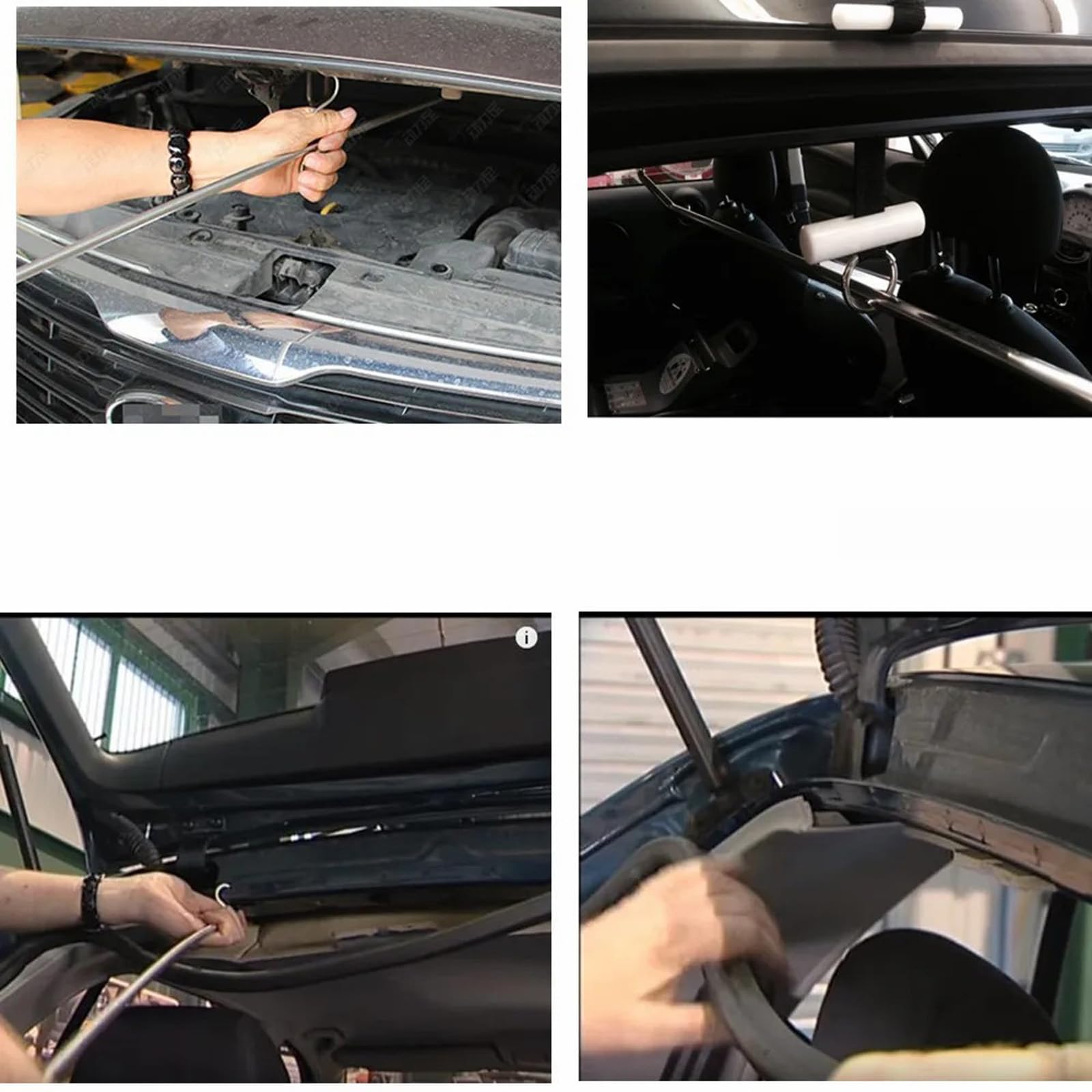 Strumento di rimozione delle ammaccature Cinghia di Nylon Per Rod Hanger Cintura di Nylon Automotive Leve Tetto Ammaccature Remover Leva Strumento di Leva
