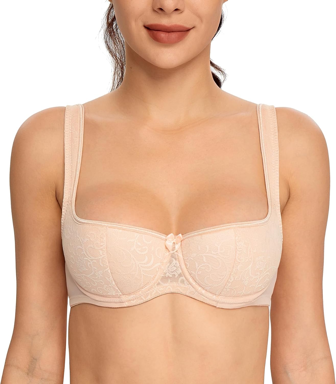 Reggiseno Selene Lydia Coppa B - Imbottito Con Ferretto E Fascia In Pizzo Selene Lydia