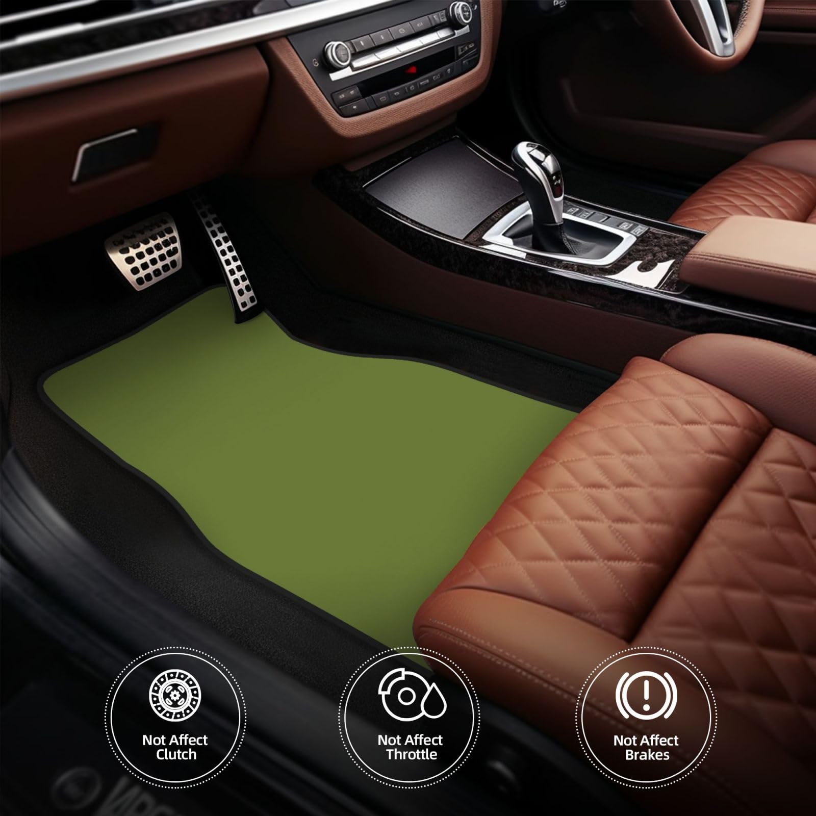 Lot de 4 tapis de sol en néoprène imperméable pour voiture