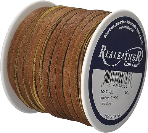 Miniatura 2 de Latigo Lace .125 "X50' Bobina-M Marrón, Marrón medio