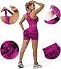 Conjunto de entrenamiento para mujer de 2 piezas con sujetador y leggings/shorts de cintura alta 5