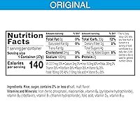Vista 2 de Kellogg's Rice Krispies - Vasos de cereales para el desayuno, aperitivos para niños, desayuno familiar, original, taza de 1.3 onzas (1 taza)