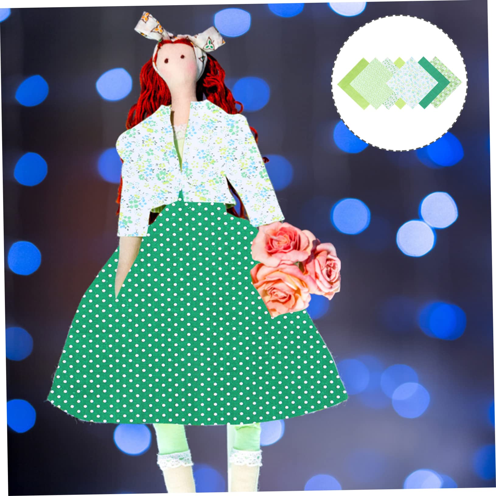 Kwadraty z tkaniny bawełnianej ， Materiał do szycia patchworku, tkanina do szycia, 28 szt. Tkanina DIY Tkanina rzemieślnicza DIY Patchwork Printcloth