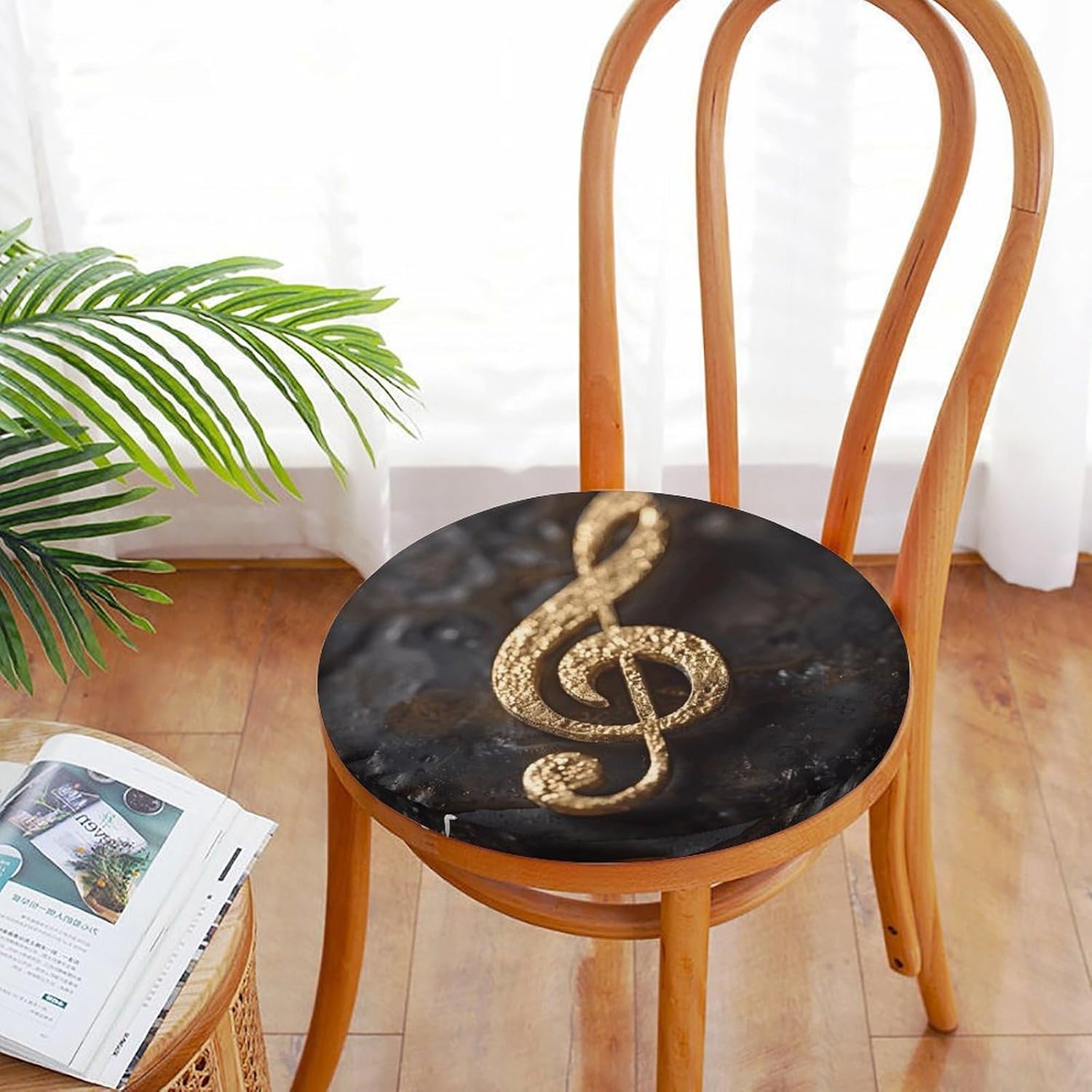 Music Note Chair Cushions Floor Pillow Chair Pad