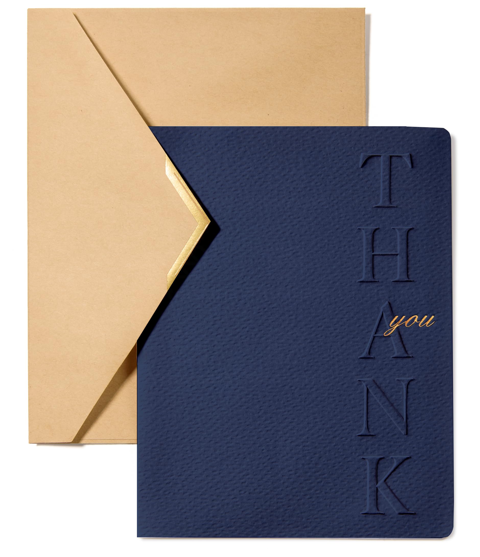 Vitalizart Thank You Cards & Envelopes 16 Pcs Greeting Cards Navy Blue