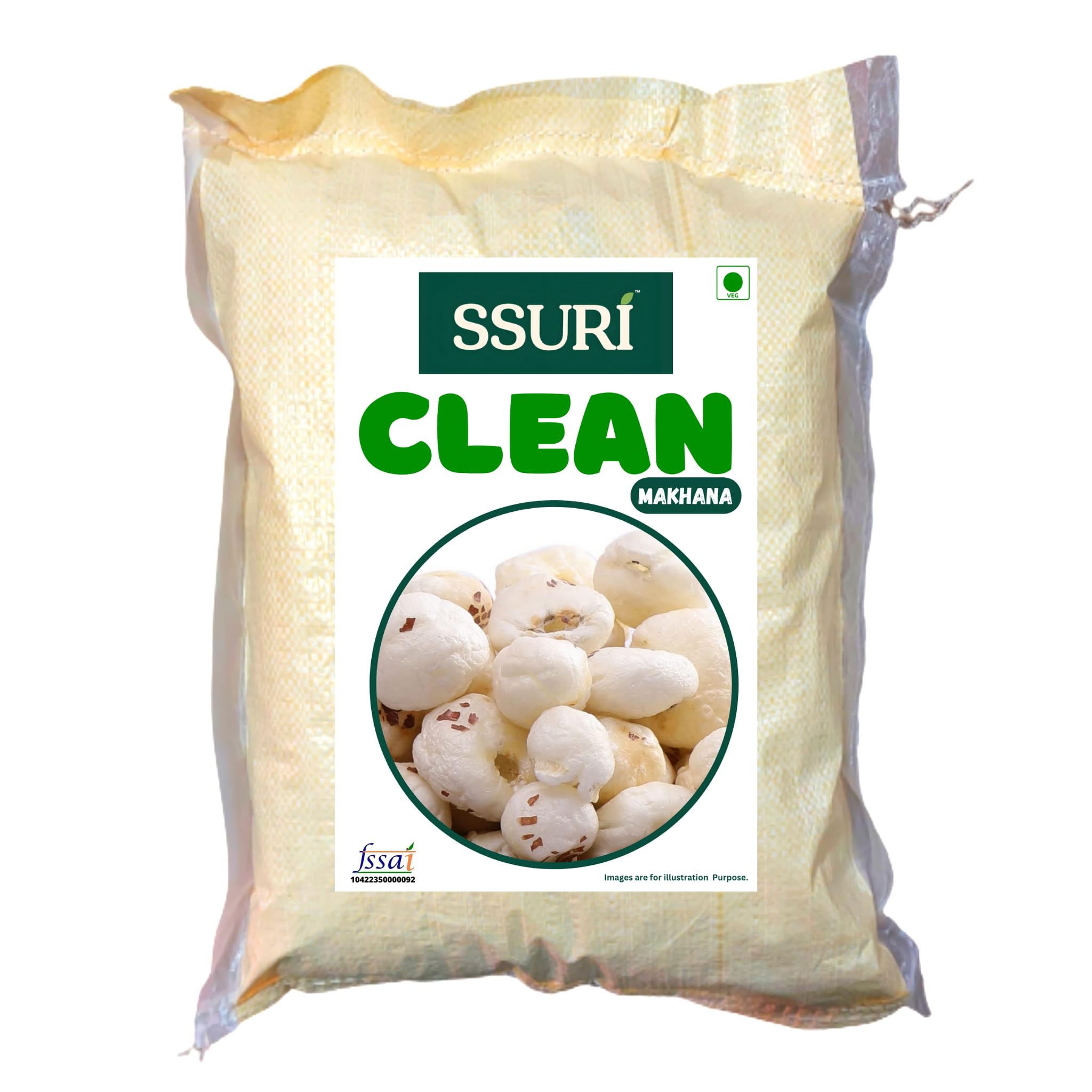 SSURI Clean Makhana/Foxnuts/Puffed Snacks | Medium Size | Gluten-Free Snacks | Super Food (1kg) (B0CX44KKKY) Amazon Price History, Amazon Price Tracker