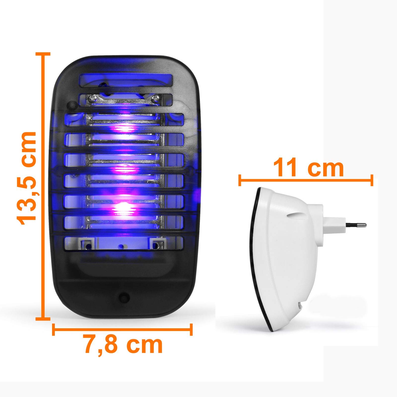 Livoo - Gniazdo antyowadowe DOM419-3 LED, 10m², do użytku wewnętrznego