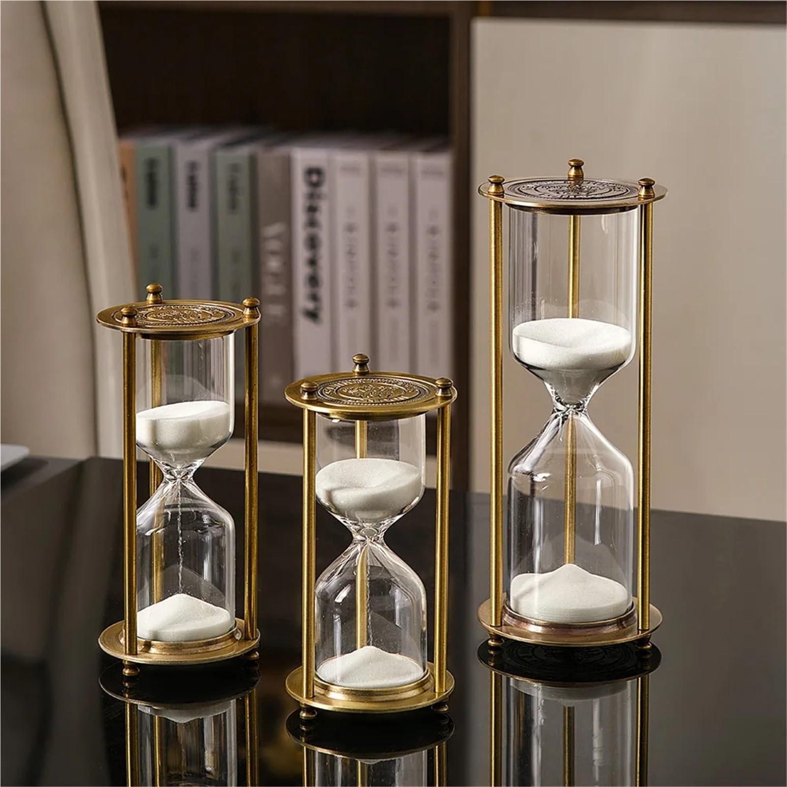 Sanduhr-Timer aus Metall