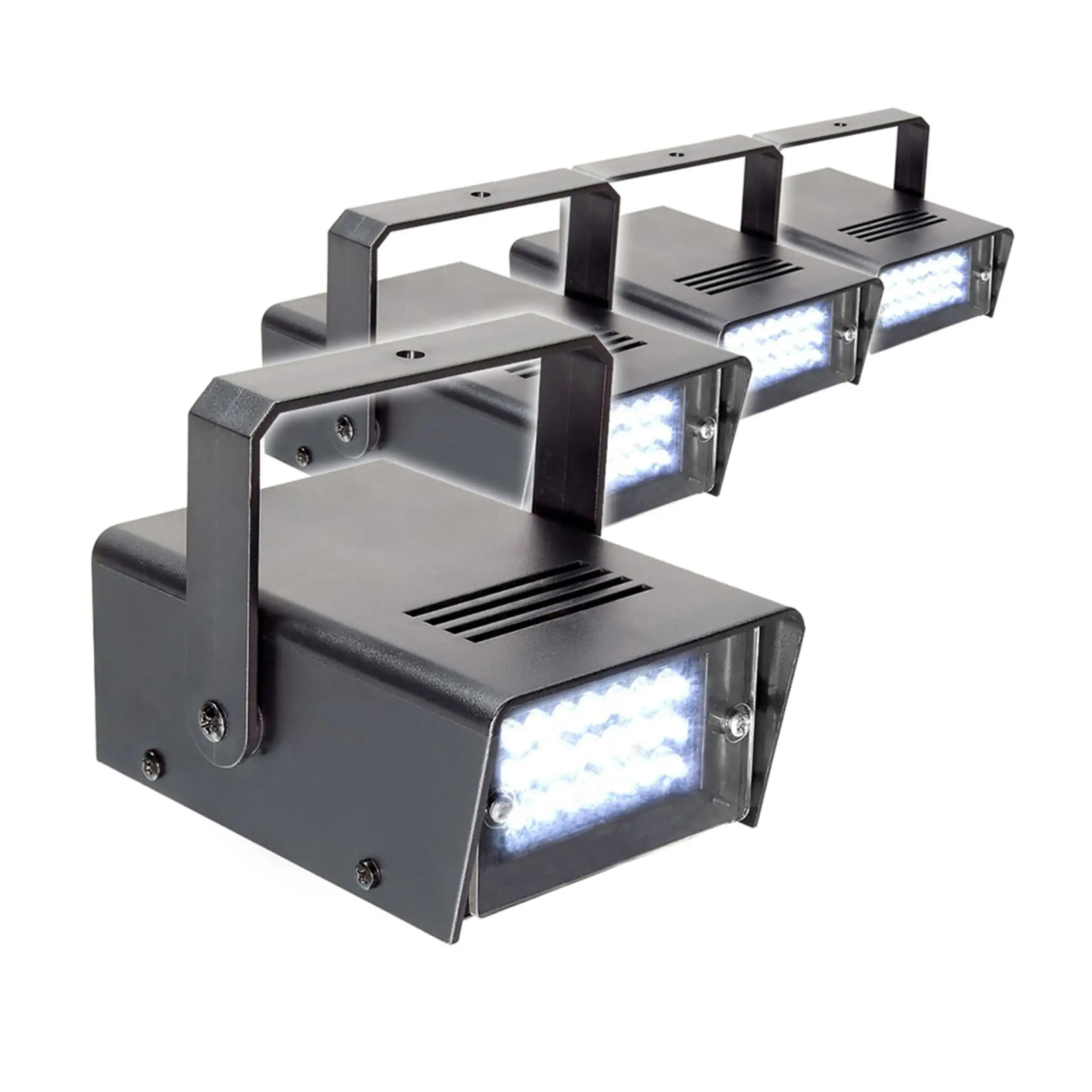 BeamZ BMS24LED Pack 4 estroboscopios LED de 24 LED blancos