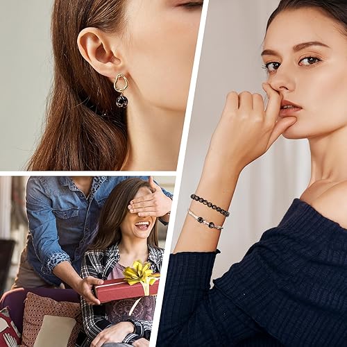 Miniatura 8 de 20 cuentas de vidrio luminosas de 0.315 pulgadas que brillan en la oscuridad, cuentas redondas sueltas de arena dorada, collar para manualidades,