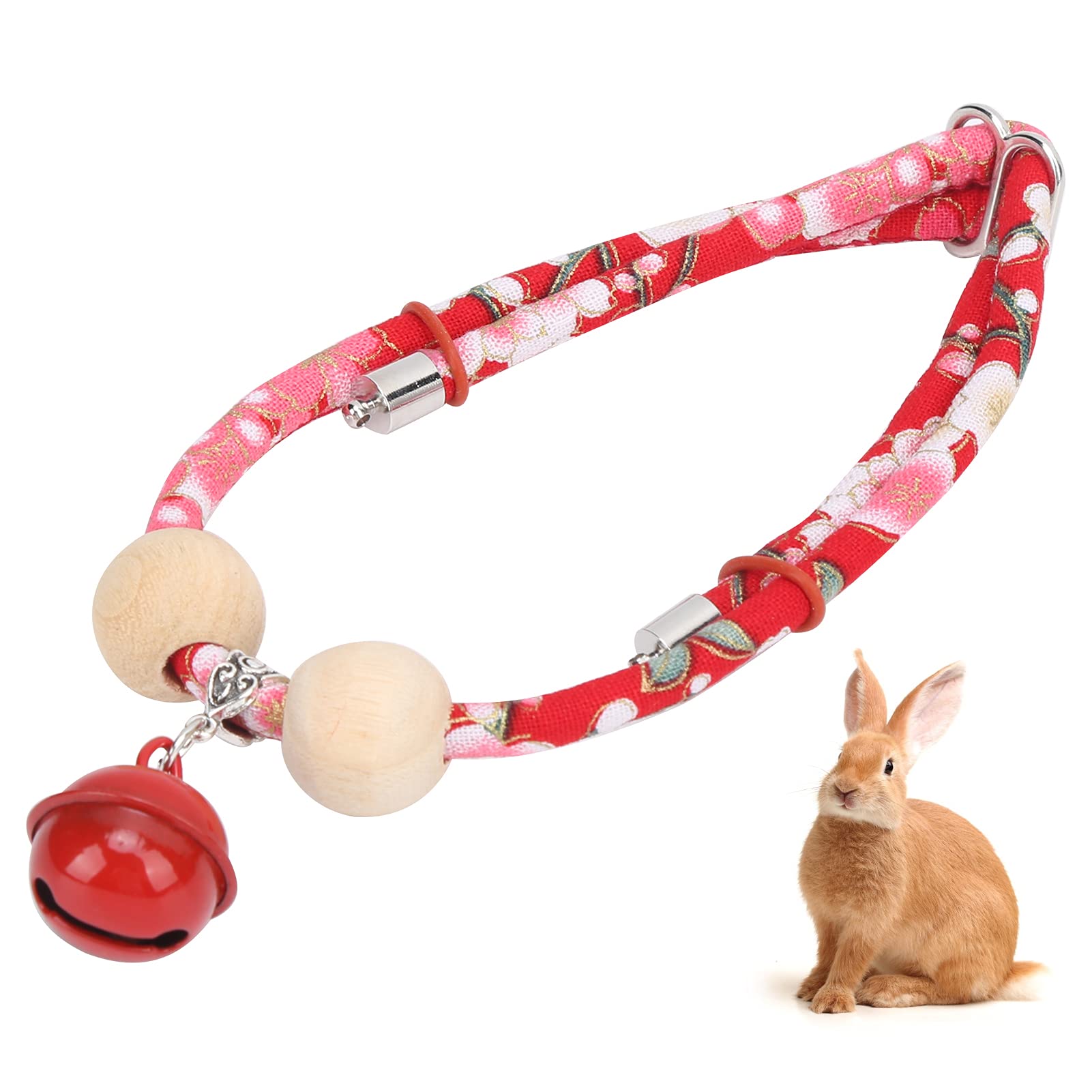 Collare Per Conigli E Animali Piccoli - Regolabile Con Ciondolo, Taglia M - Foto 9