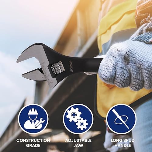 Miniatura 3 de Lichamp Llave Spud de construcción ajustable de 12 pulgadas