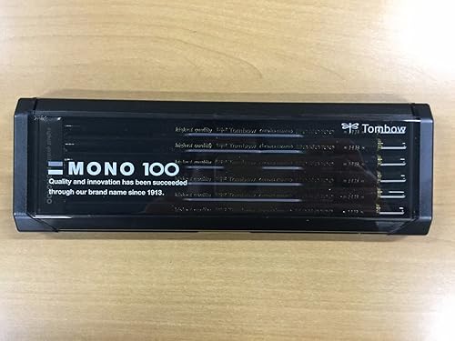 TOMBOW MONO 100 HB Lápices con caja de madera, paquete de 12