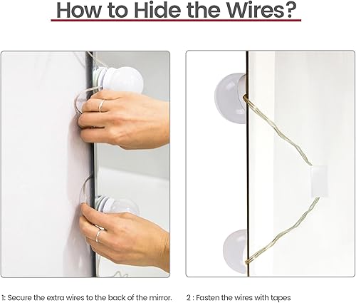 Miniatura 7 de Waneway - Kit de luces de espejo, L12V-002-W, 18.00watts, 12.00 volts