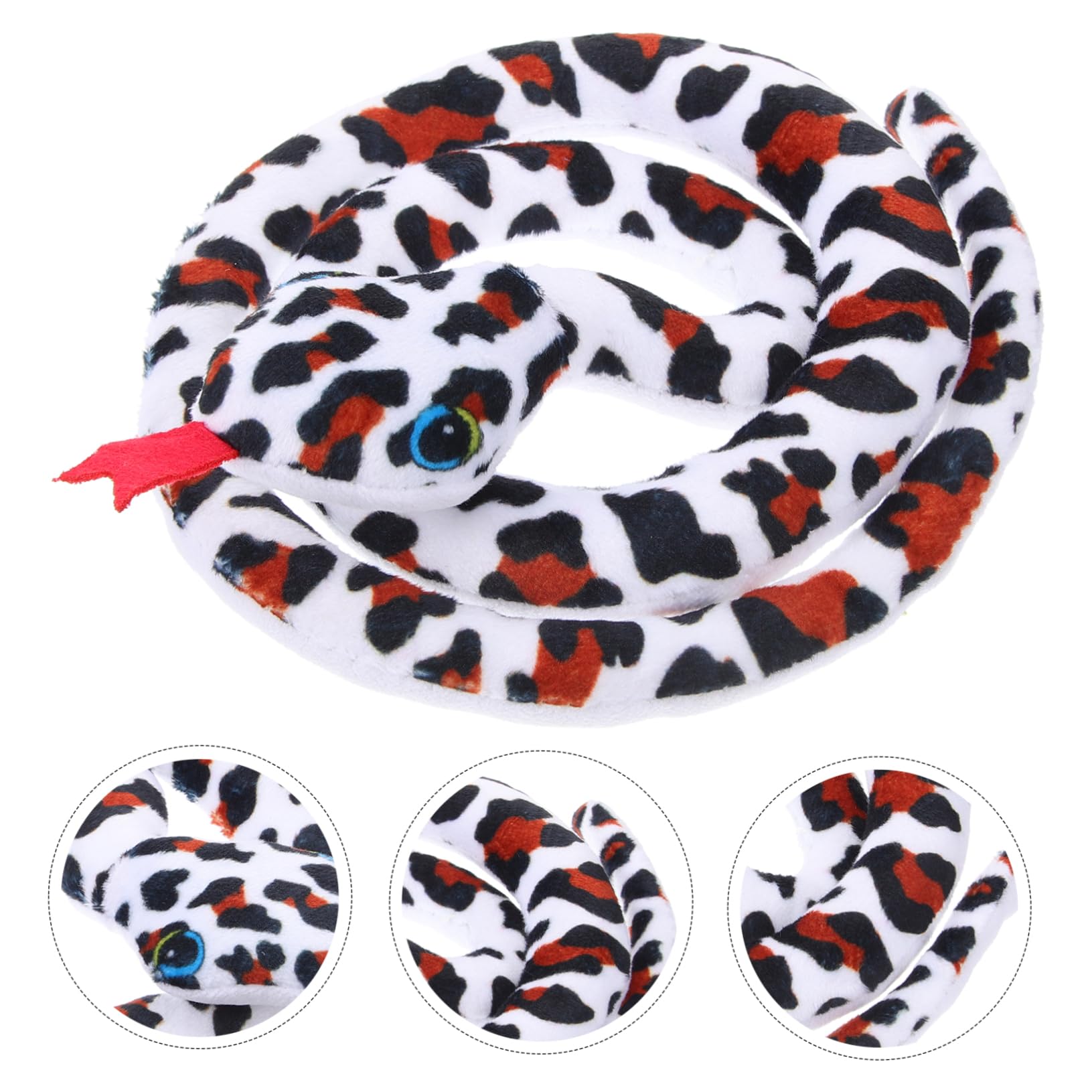 HEMOTON Jouet Serpent en Peluche pour Chats D'intérieur, Jouet Interactif Pratique et Léger de Serpent Dessin Animé, pour Animaux de Compagnie
