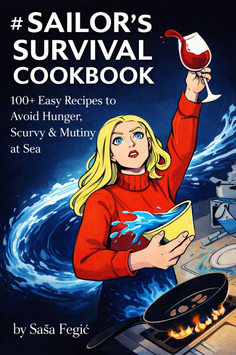 Sailor's Survival Cookbook: 100+ Easy Recipes for Avoiding Hunger, Scurvy and Mutiny on High Seas (Adventures, Mishaps, and Meals at Sea)