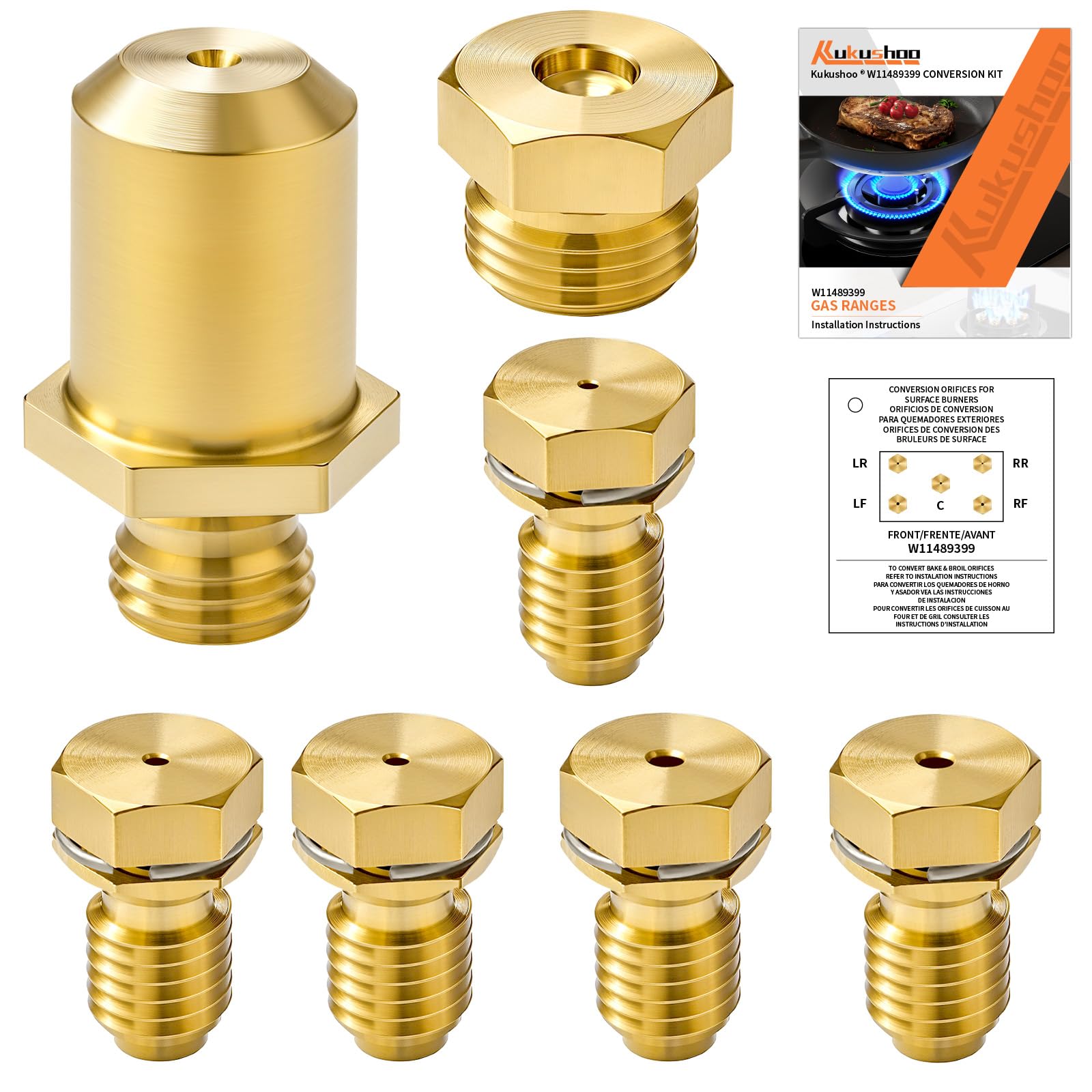 Amazon.com: W11489399 Range Oven Surface Burner Orifice LP