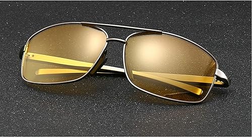 Miniatura 3 de Gafas de sol bifocales de magnesio de aluminio lectores visión nocturna antideslumbrante magnificada presbicia gafas de lectura para hombres