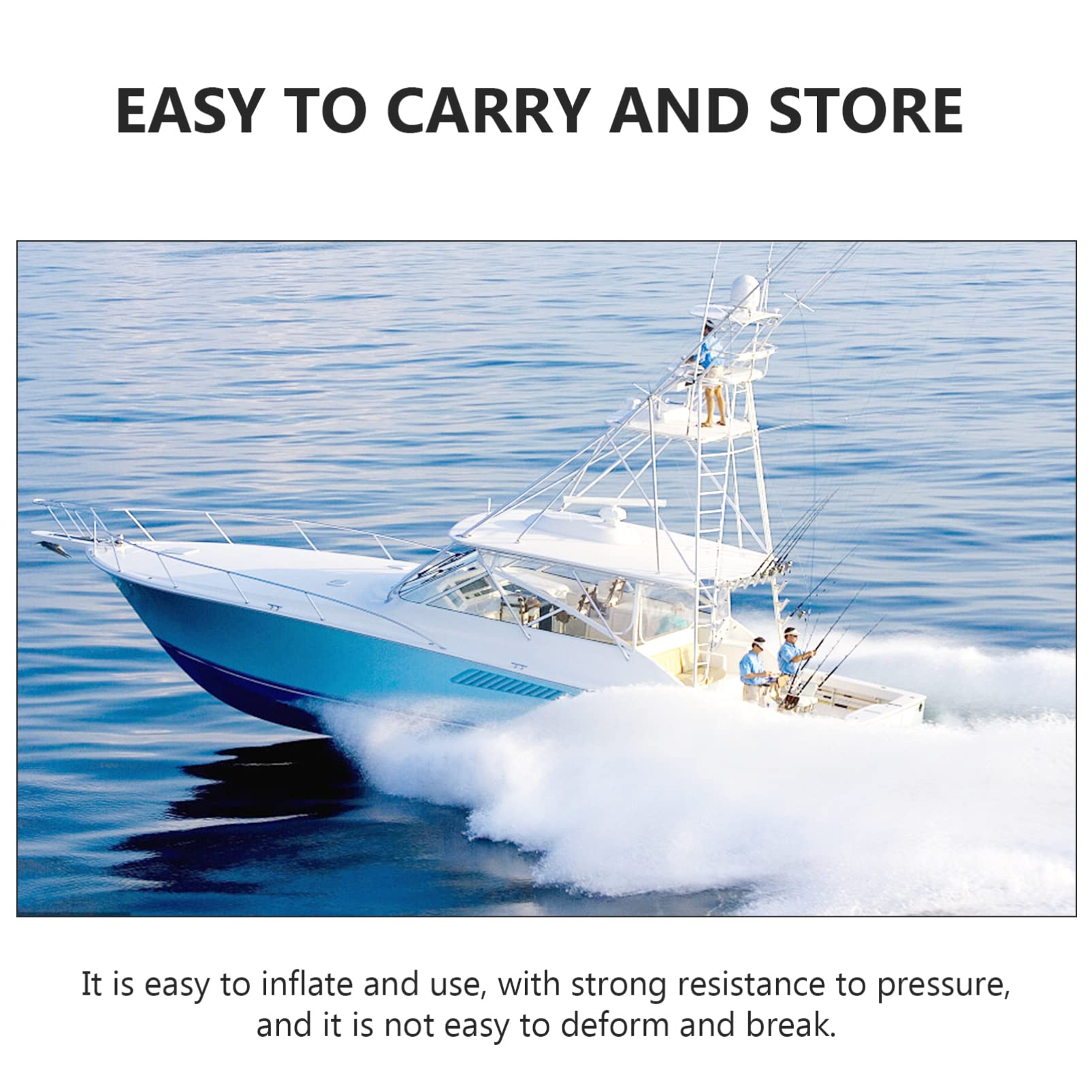 BESPORTBLE Professional Yacht Accessory PVC Material Buoy Collision Drogue for Safe Navigation