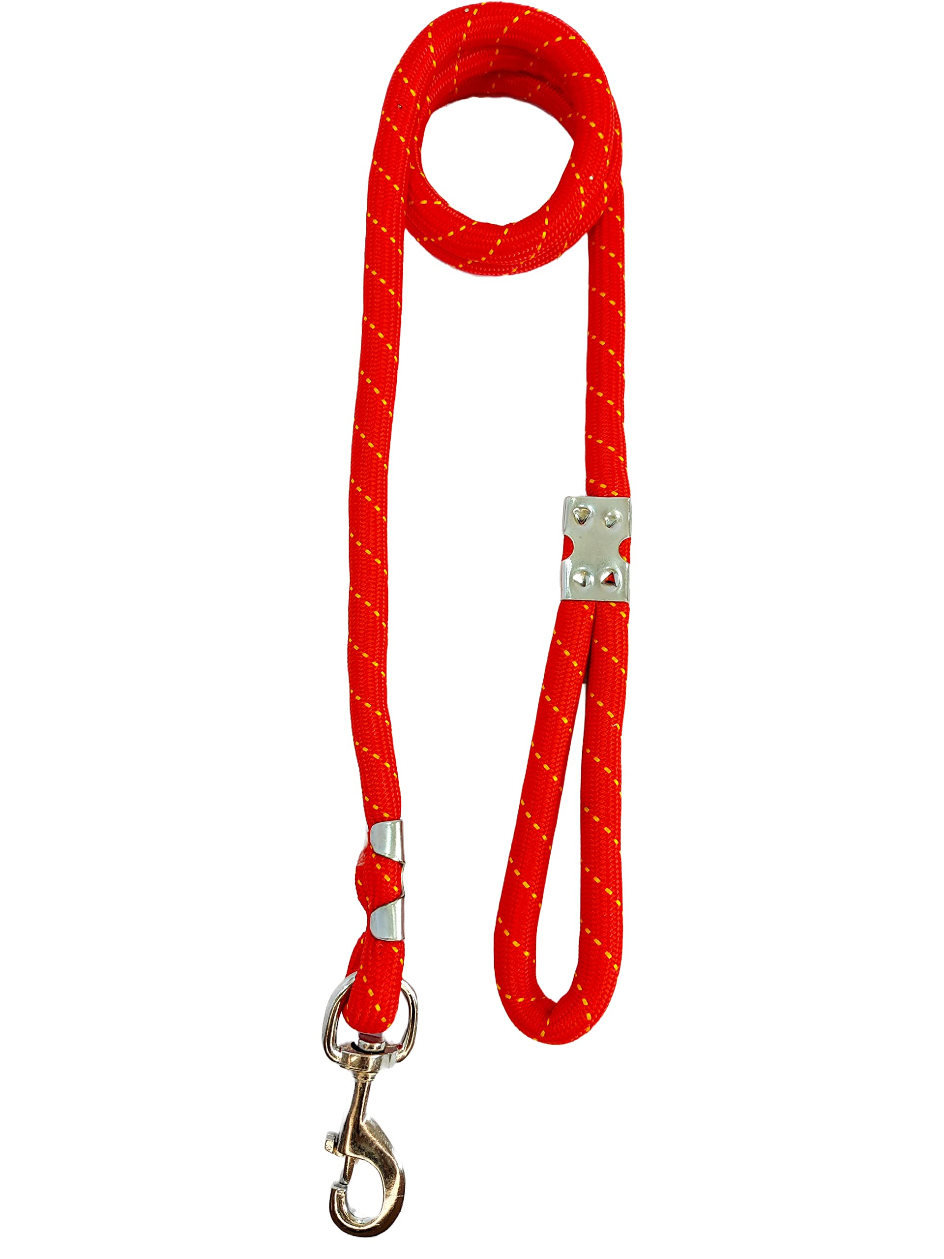 Chullbull Pet Products Nylon Ultra Strong and Durable 5.2 Ft Dog Round Leash with Strong Hook and Handle for Medium Large Extra Large Dog Breeds,Red, 5.2Ft Long Pet Leash,?155 cm (B0BBM8CQR6) Amazon Price History, Amazon Price Tracker