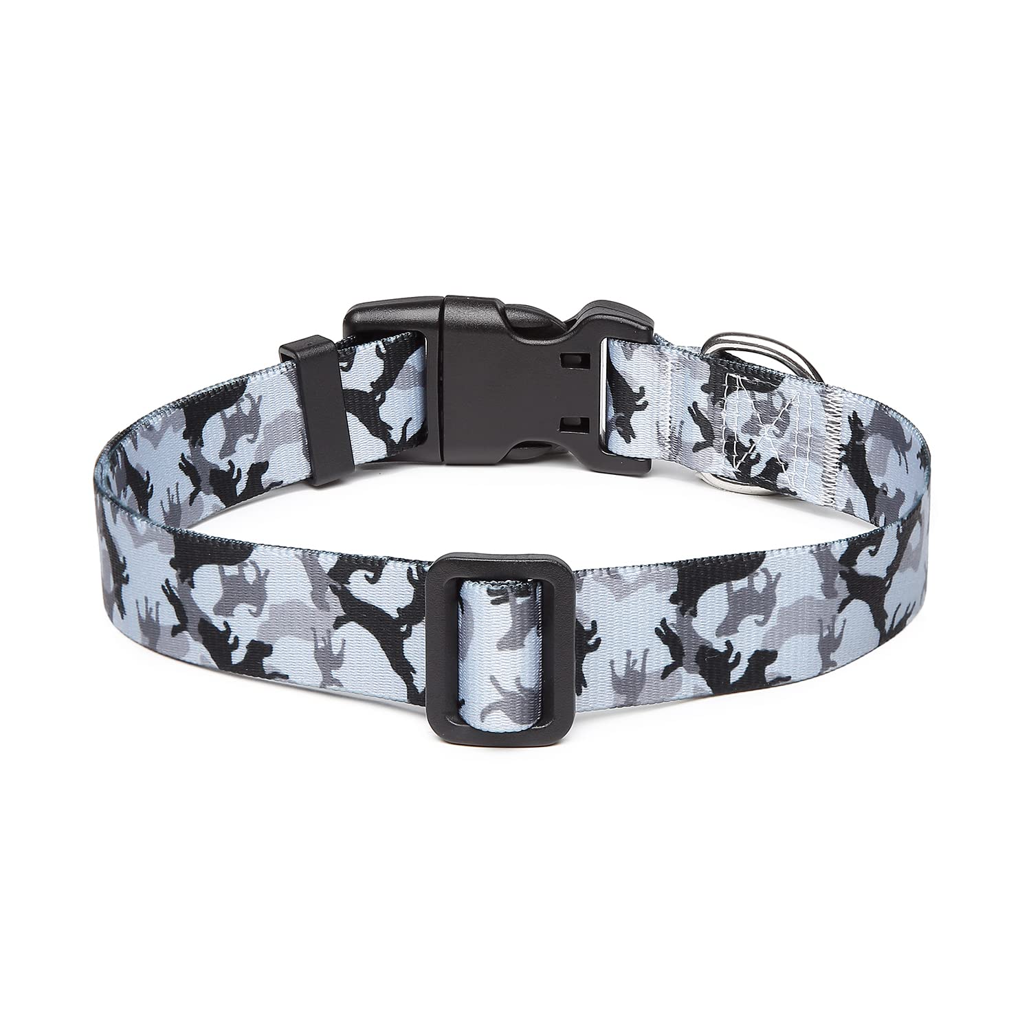 Adjustable Dog Collar with Patterns, Ultra Comfy Soft Nylon Breathable Pet Collar for Small Medium Large Dogs (L, Floral Orange) — view 41