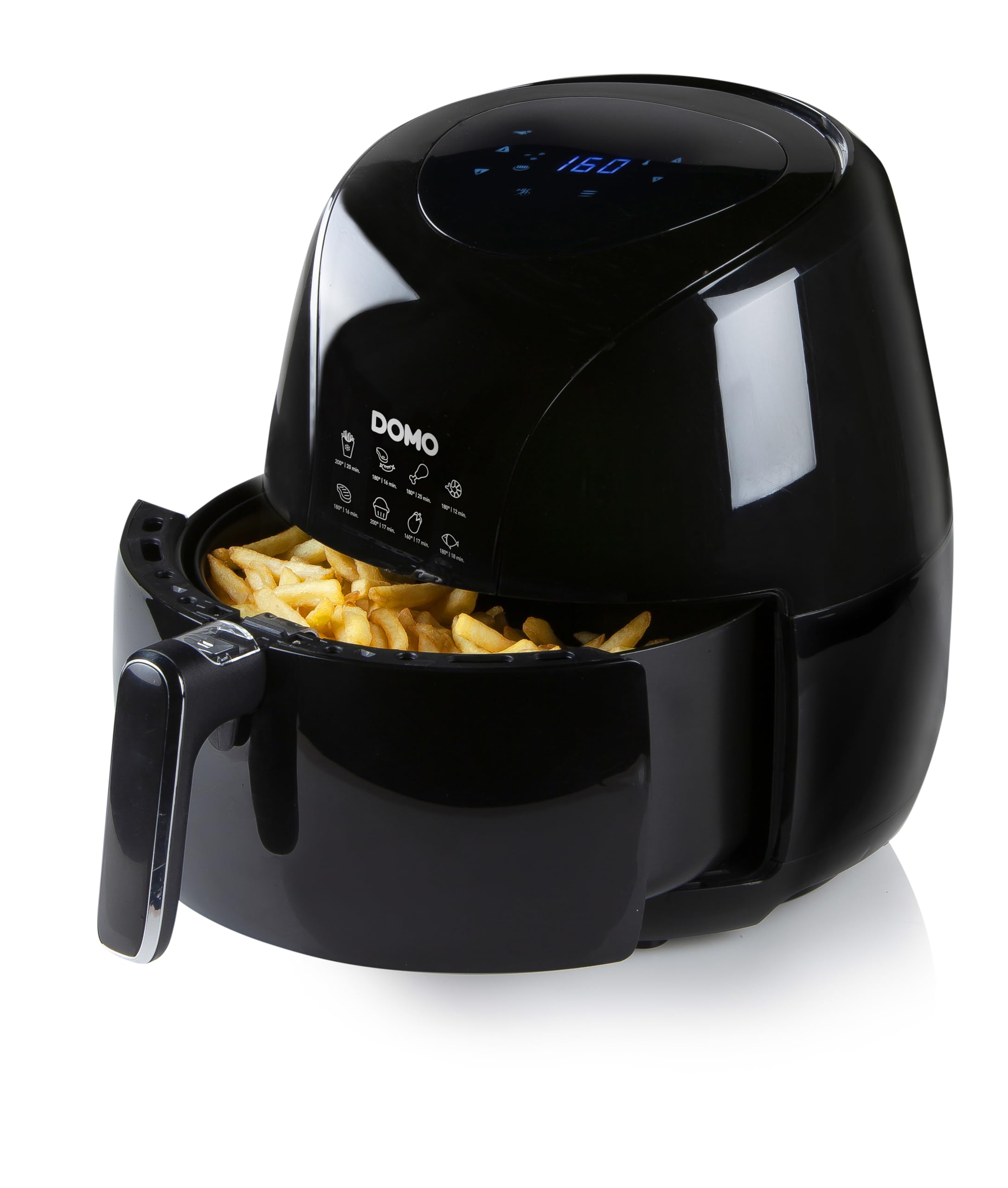 Air Fryer 5 L DOMO DO533FR | Friteuse sans huile 2000W pour cuisine saine et frites légères