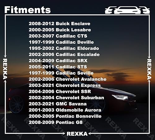 Miniatura 3 de Rexka 25 Uds cubierta de parachoques Radiador Rejilla Rocker Moldeo Retenedor Clips 25693852 Compatible con GM Buick Chevrolet Oldsmobile Pontiac