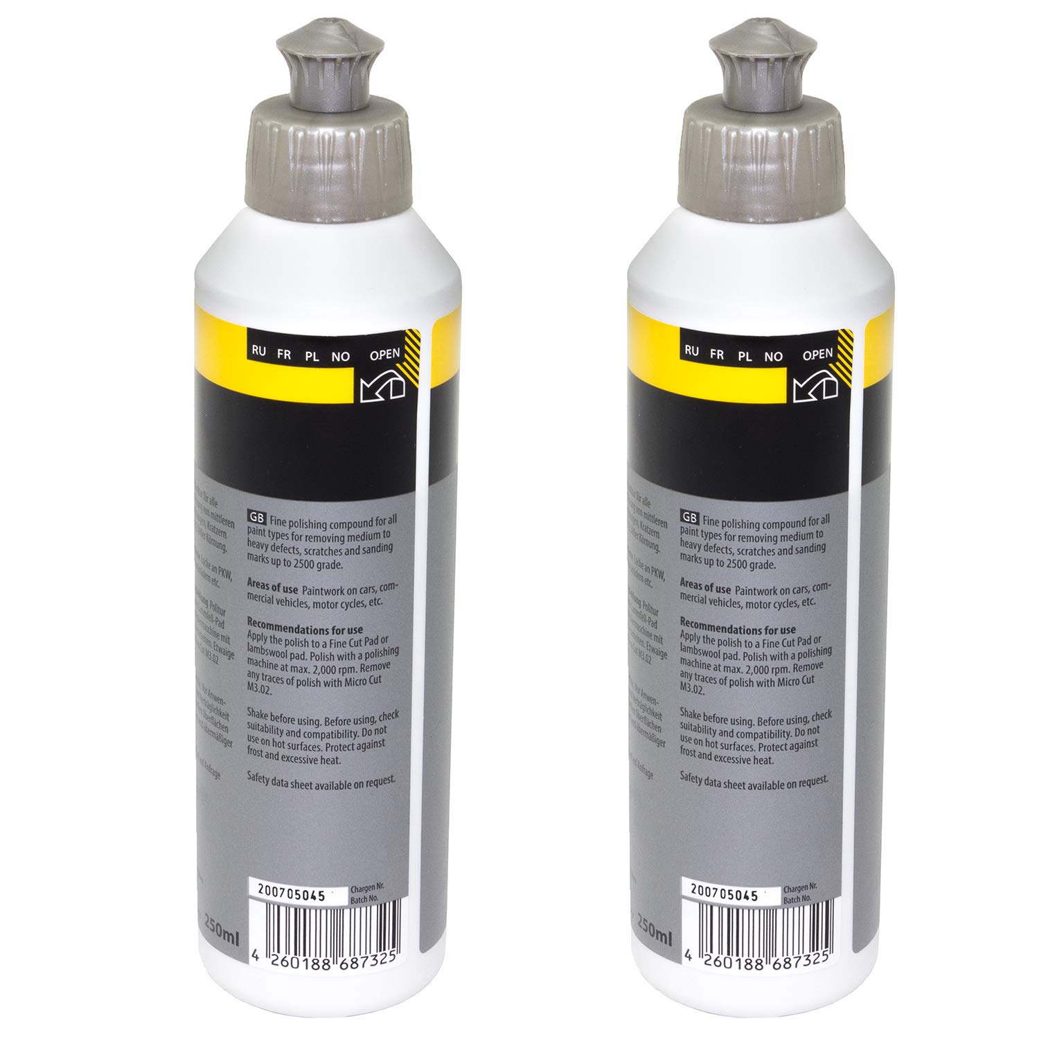 Feine Schleifpolitur Siliconölfrei Fine Cut F6.01 Koch Chemie 500 ml