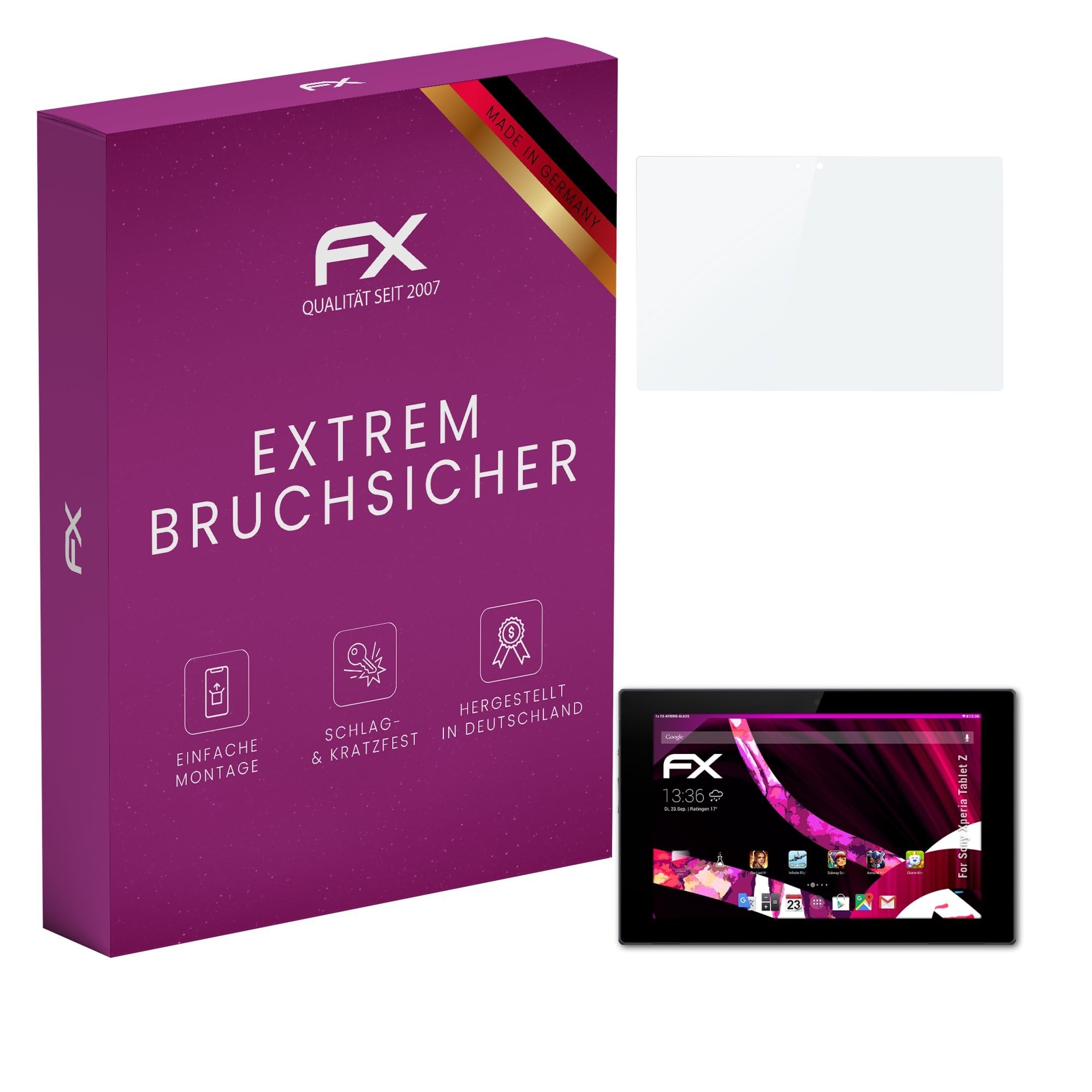 Protecteur D'écran AtFoliX FX-Hybride Verre 9H Pour Sony Xperia Pro-I - Anti-choc
