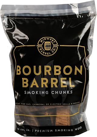 Midwest Barrel Co. Bag of Bourbon Barrel BBQ Smoking Wood