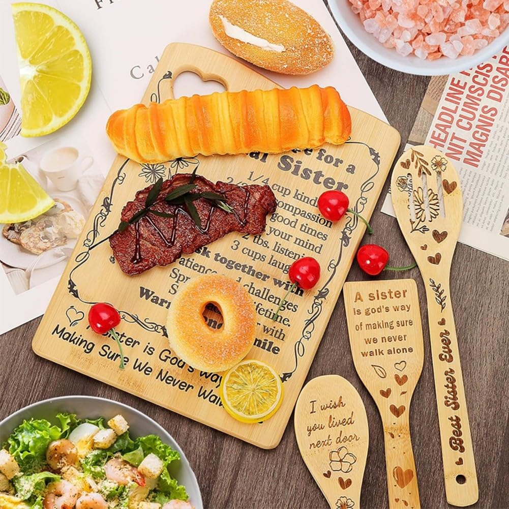Juego de tabla de cortar, utensilios de cocina, pala de madera, juego de tablas de cortar