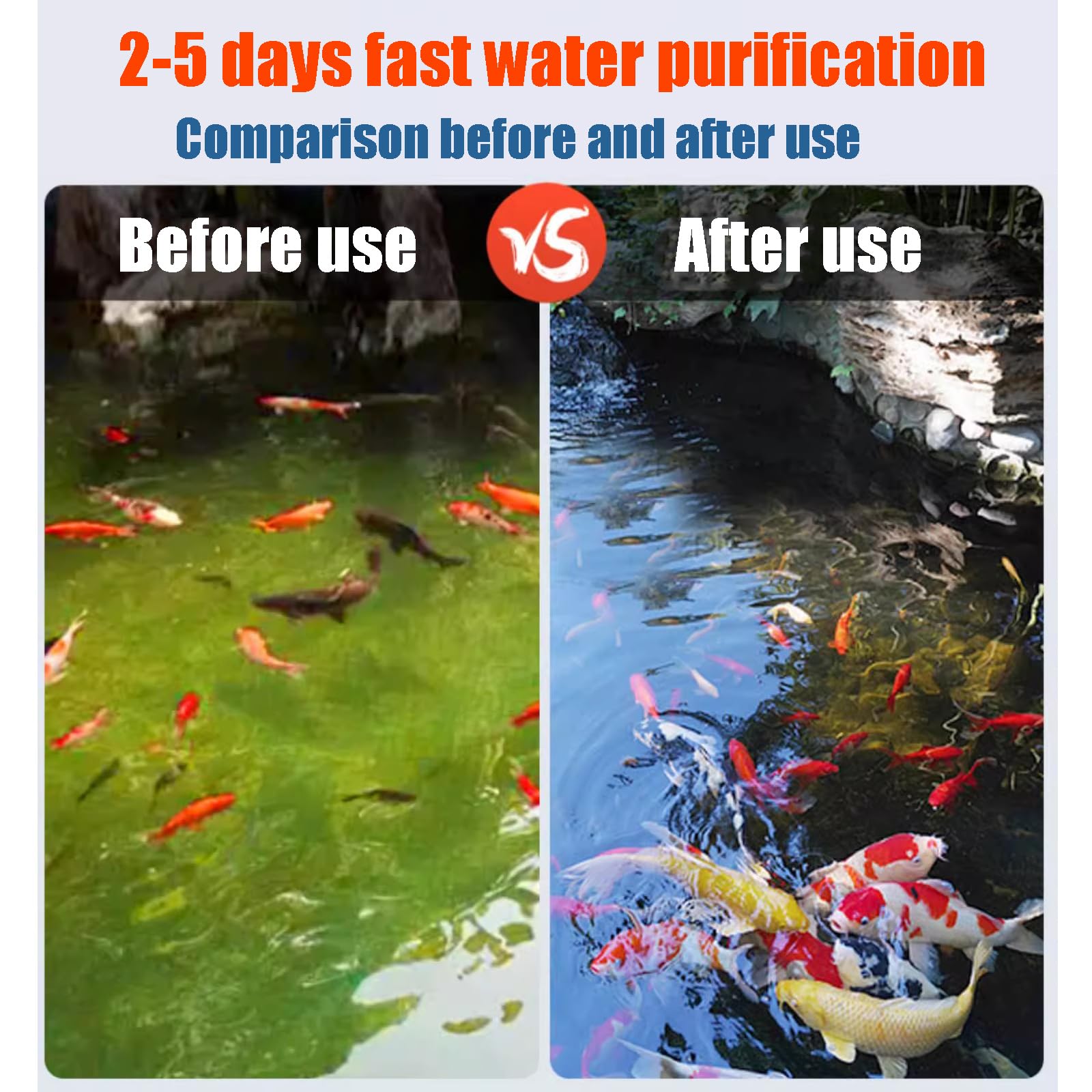 Filtro per Acquario, Kit di Filtro per Acquario di Grandi Dimensioni - Sistema di circolazione dell'Acqua Esterno Fai-da-Te per laghetti e acquari - Elevato Tasso di Ricambio per Acqua Crist