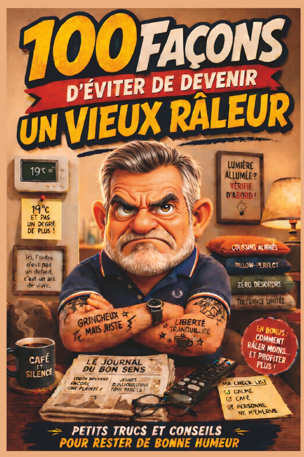 100 FAÇONS D’EVITER DE DEVENIR UN VIEUX RALEUR : Le livre cadeau drôle pour homme qui râle un peu trop, entre humour piquant et autodérision: Petit ... livre humour homme, livre homme adulte