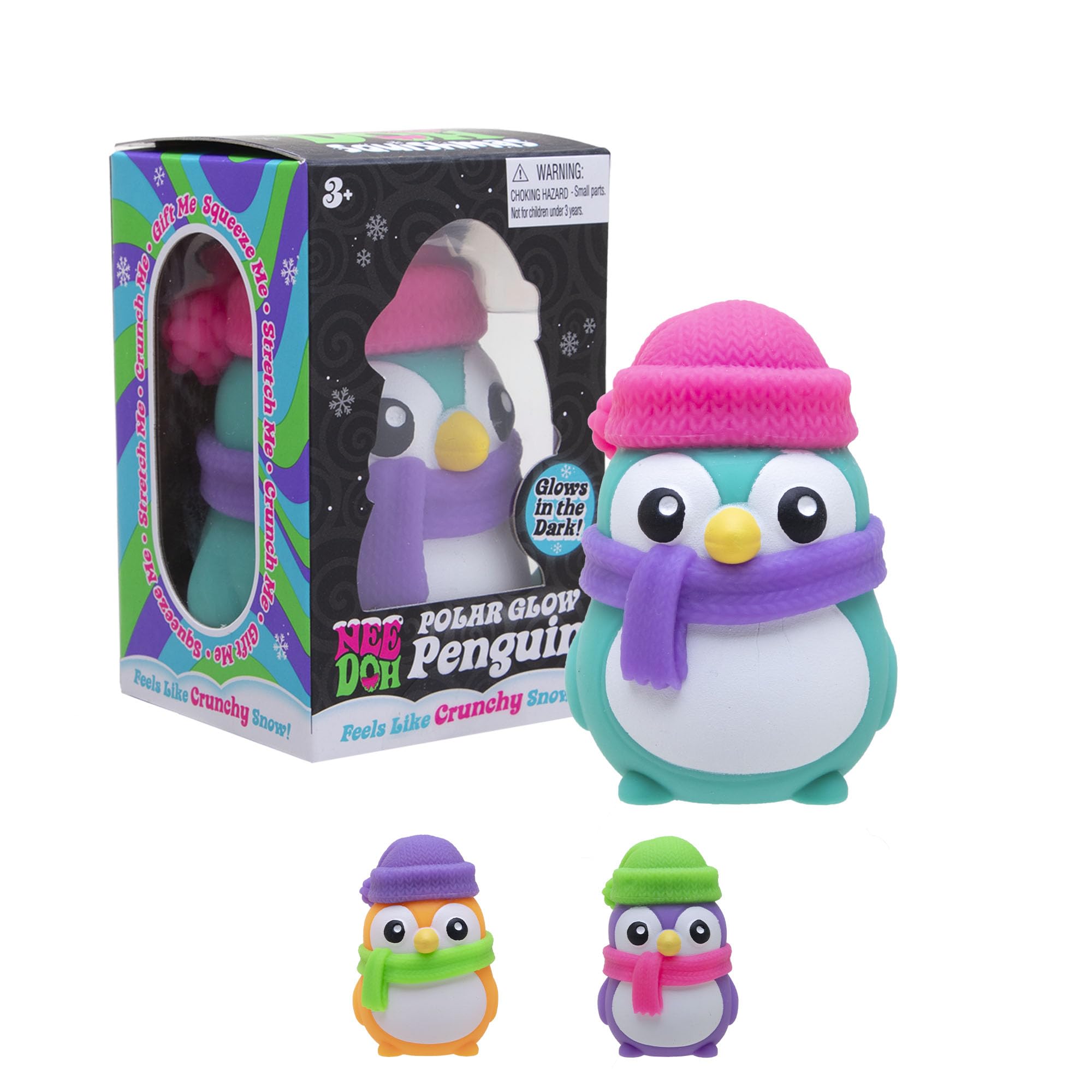 Amazon.com: Schylling NeeDoh Polar Glow Penguin - Sensory Squeeze