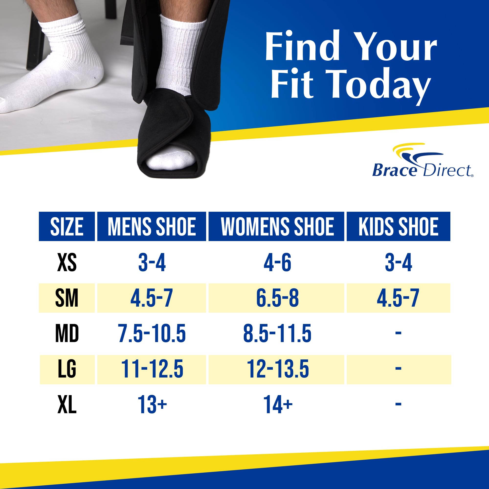 Brace Direct Air CAM Walker Fracture Boot - Botas de recuperación médica, protección y curación, lesiones en los dedos, pies o tobillos, L