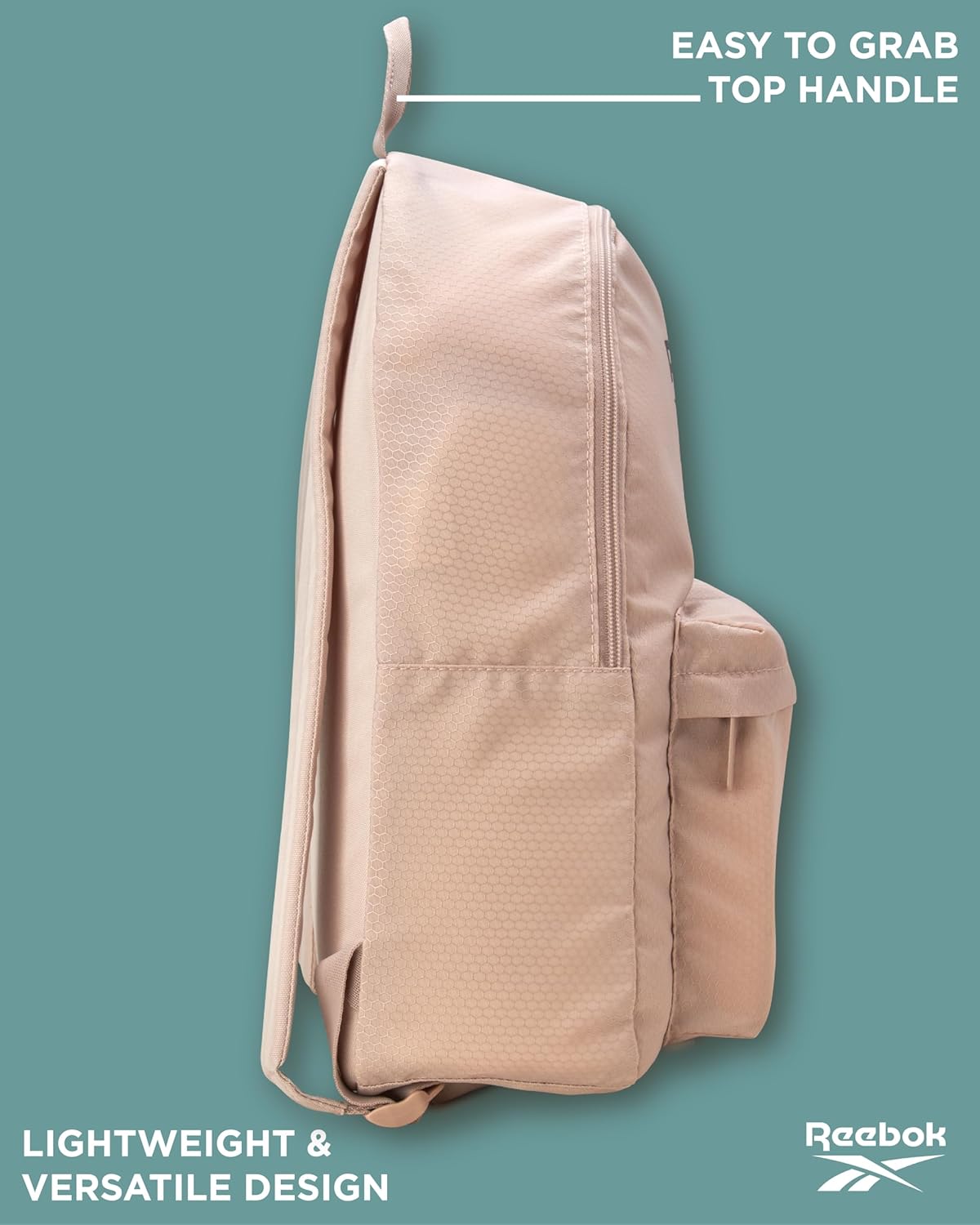 Reebok Element Backpack - Multipurpose Lightweight Carry On Everyday Bag for School Gym and Travel Backpack for Men & Women, Element Khaki - Image 5