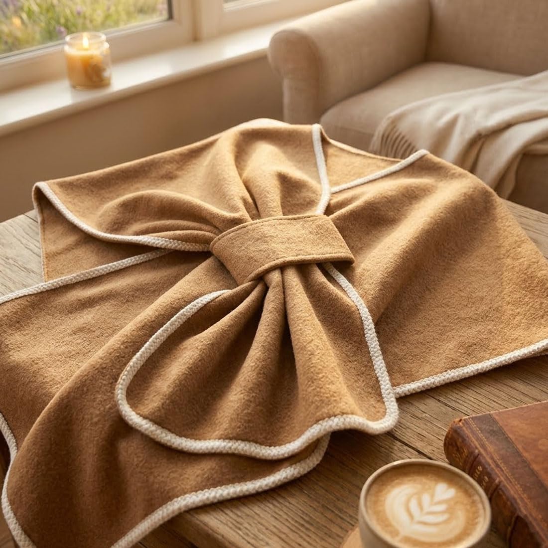 Chal cruzado para mujer, elegante poncho de punto para otoño