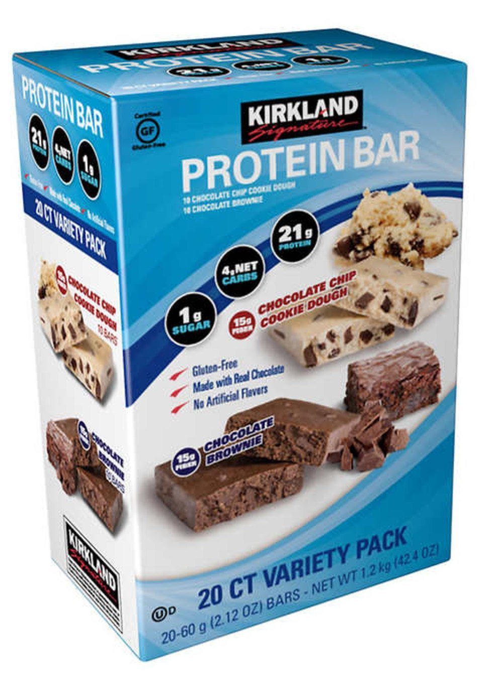 Kirkland Signature Protein bar energy variety pack vMvbtn, 2Pack (40 Count)