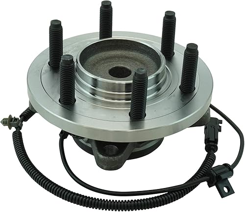 Miniatura 669 de TRQ - Juego de conjunto de rodamiento y cubo de rueda delantera (2 piezas)