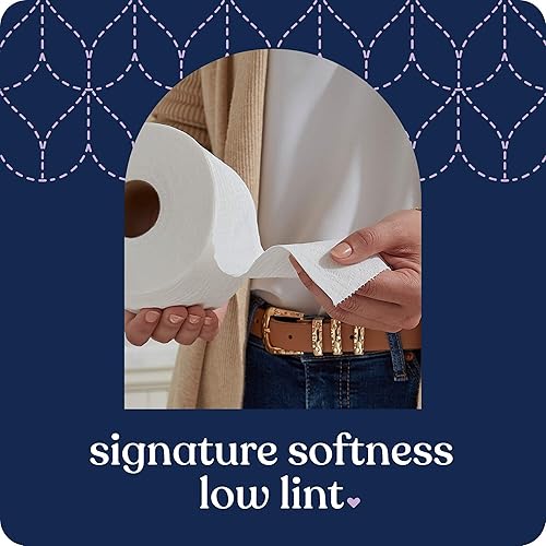 Miniatura 4 de Quilted Northern Papel higiénico ultra afelpado, 4 megarrollos  16 rollos regulares, 3 veces más grueso*, papel higiénico suave de 3 capas (el